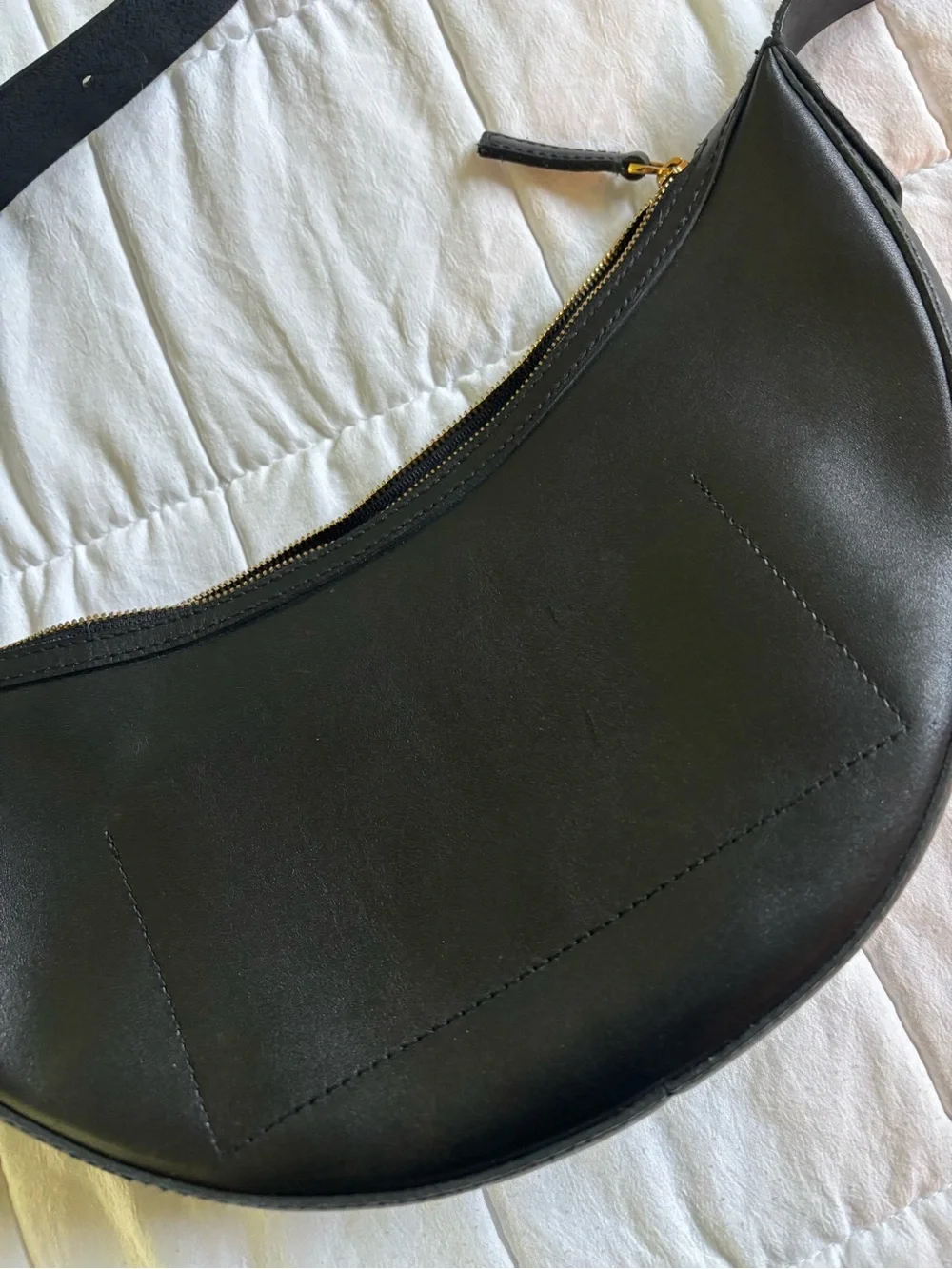 Madewell Black Crescent Crossbody Bag